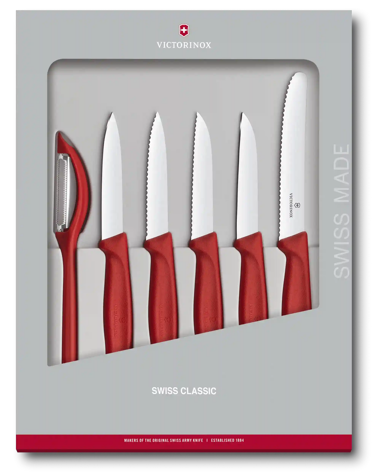 Swiss Classic Paring Knife Set, 6 pieces